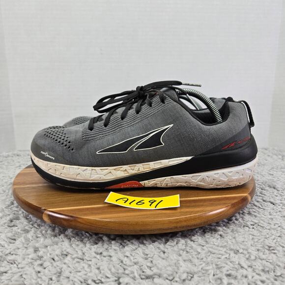 Altra Paradigm 4.5 Gray Black Athletic Road Running Shoes Mens 10 ALM1948G220 - Picture 1 of 12